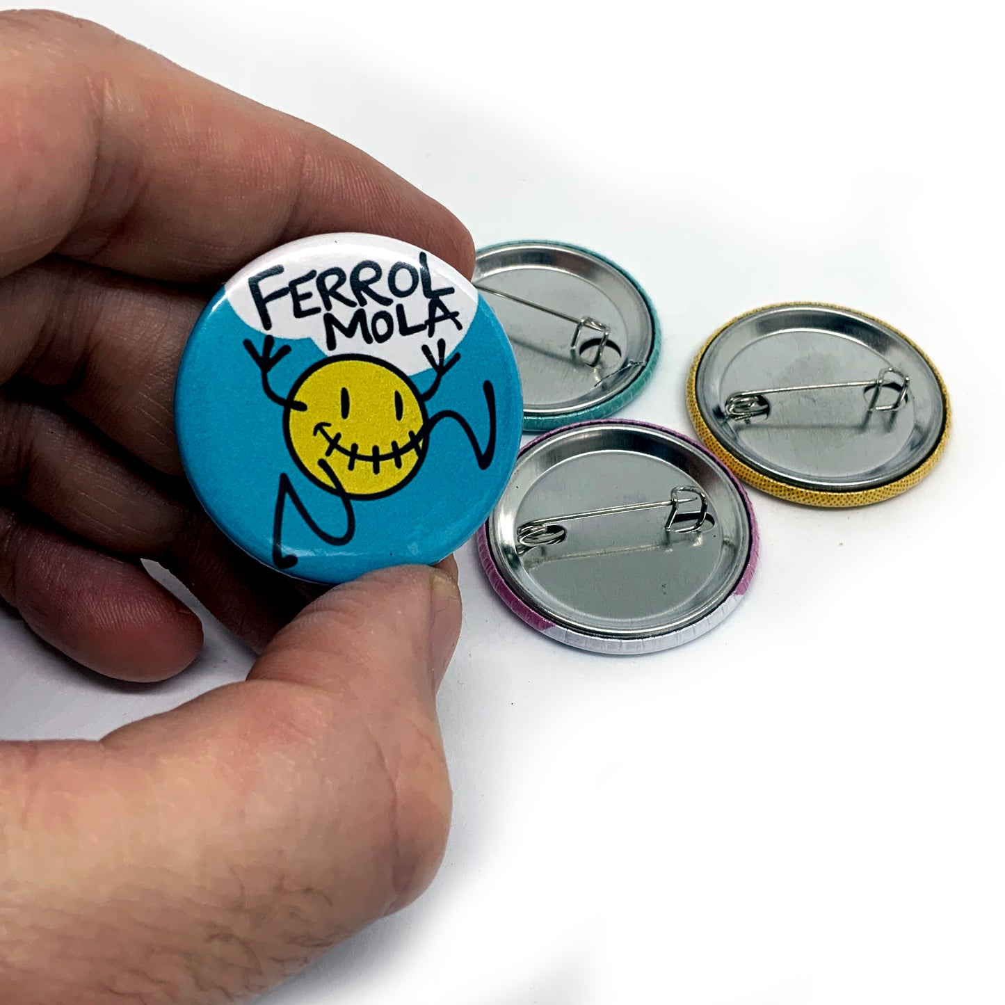 Chapa Ferrol Mola Blanca 38mm