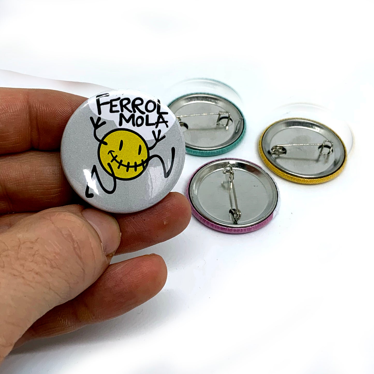Chapa Ferrol Mola Blanca 38mm