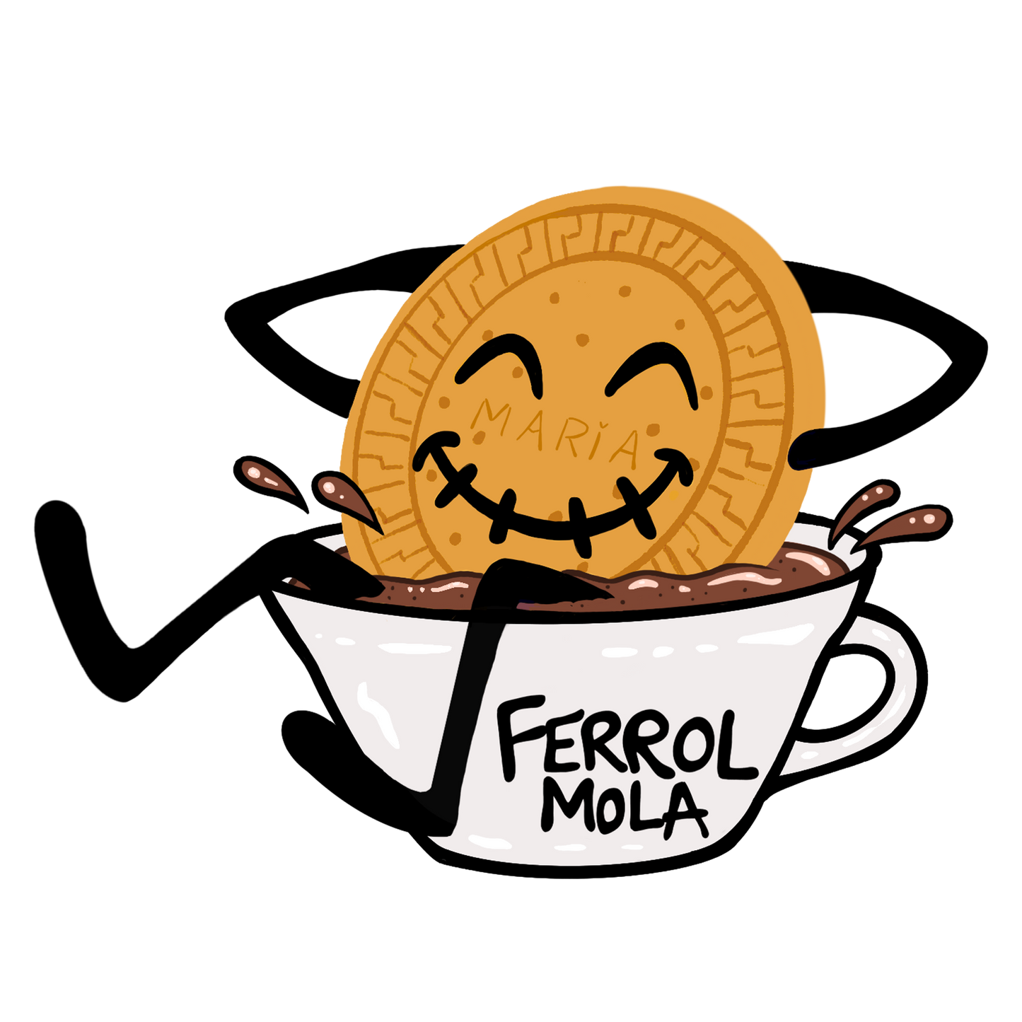 Taza Ferrol Mola galleta María