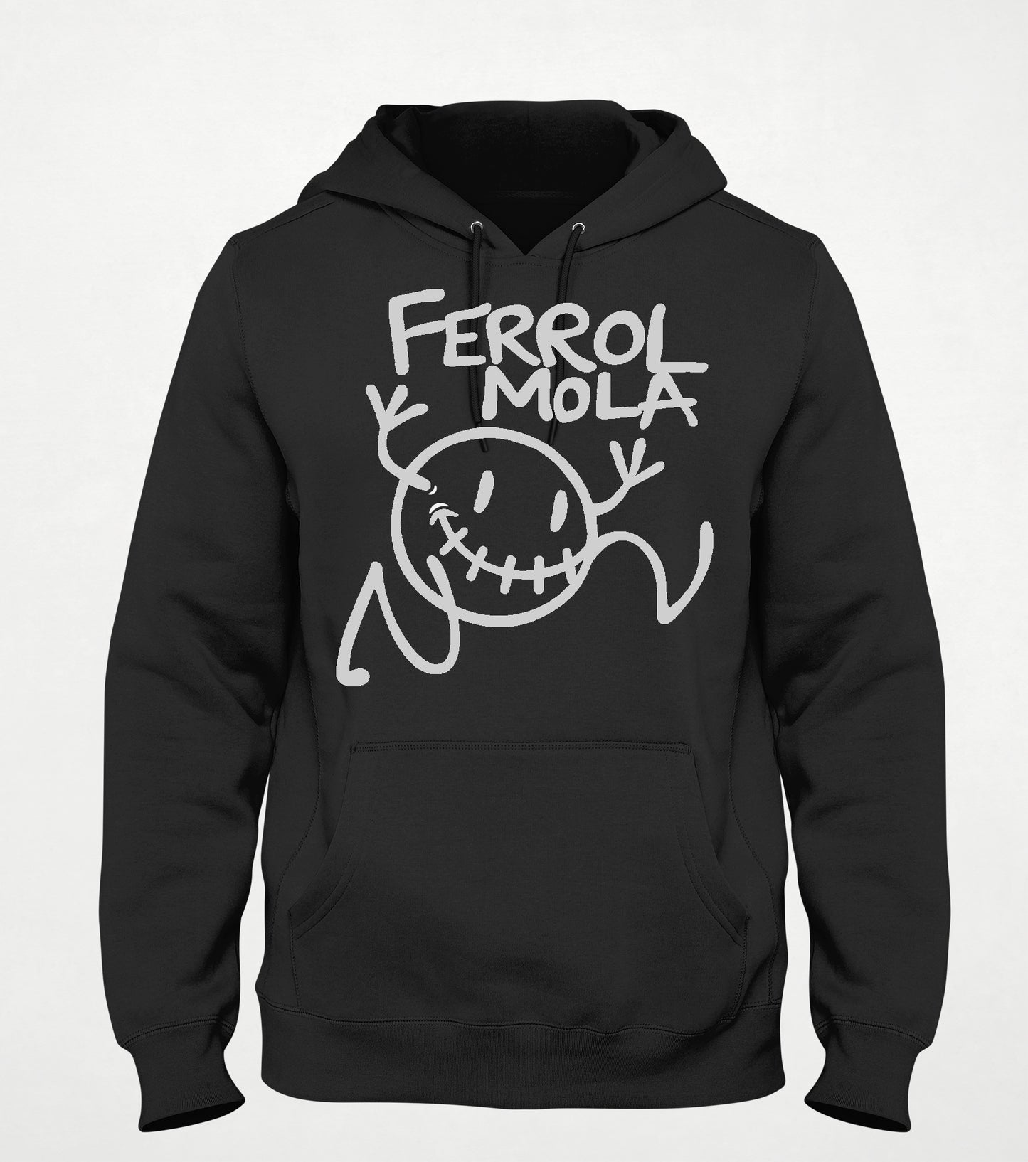Sudadera gris Ferrol Mola unisex